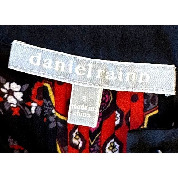 DANIEL RAINN Boho Paisley Print Peasant Blouse Sz S Long Sleeve Anthropologie - Picture 5 of 9